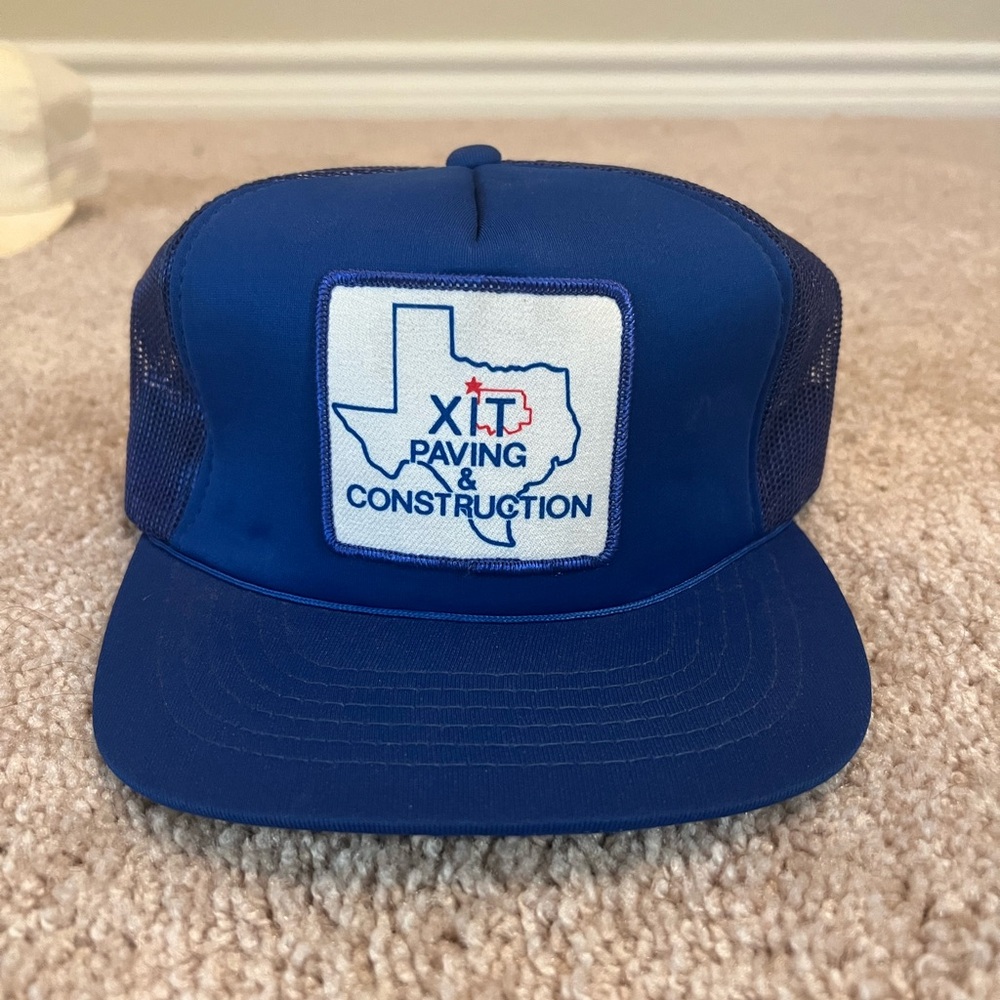 Vintage Trucker style SnapBack - Texas Construction
